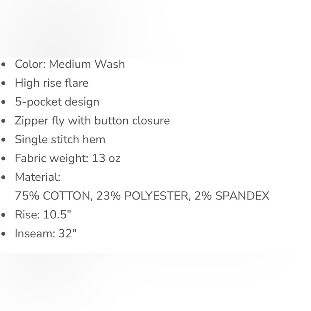 Kankan The It Jean wide leg Size 25 (3) - Picture 13 of 13